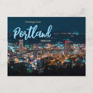 Portland Oregon Landschaftsreise  Postkarte