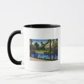 Portland, Oregon, Laurelhurst Park Scene Tasse (Links)