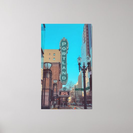 Portland, Oregon Leinwanddruck (Vorderseite)