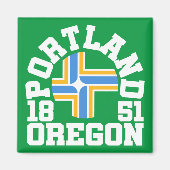 Portland, Oregon Magnet (Vorne)
