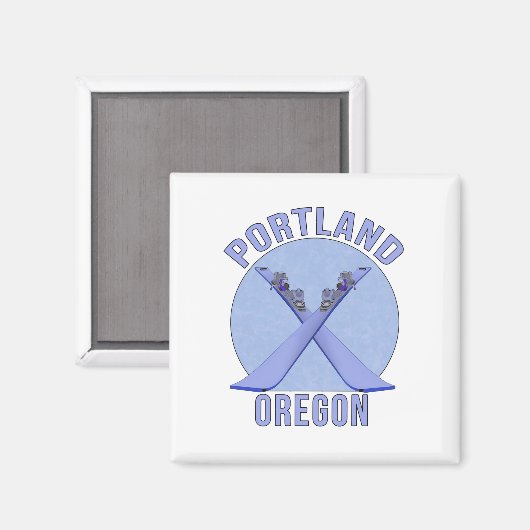Portland, Oregon Magnet (Vorderseite/Rückseite)