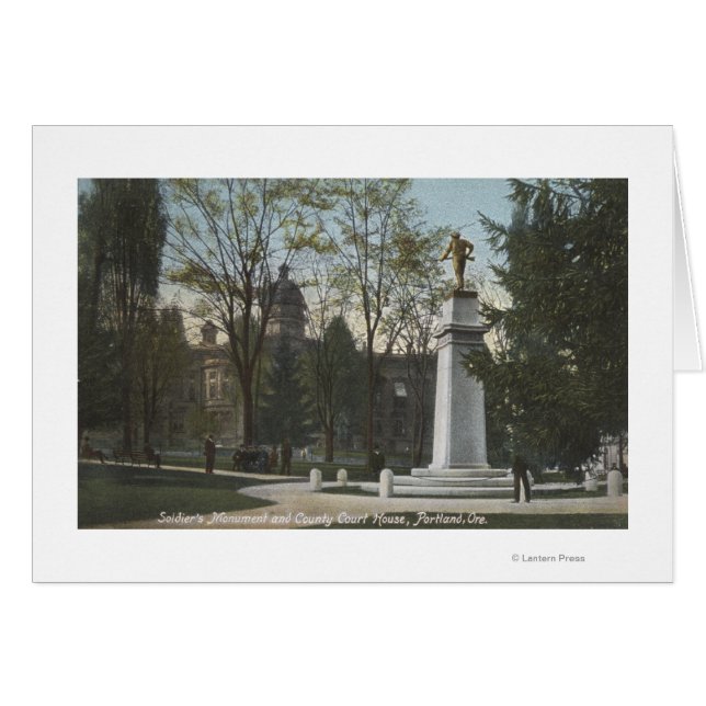 Portland, Oregon - Monument & Landkreis (Vorderseite (Horizontal))