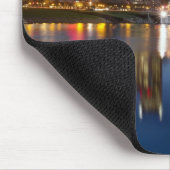 Portland Oregon nachts Mousepad (Ecke)