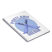 Portland, Oregon Notizblock (Rechte Seite)