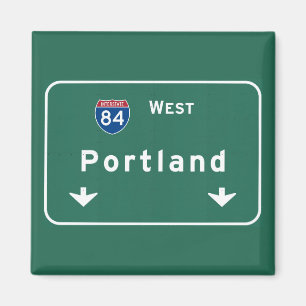 Portland Oregon oder Autobahn-Autobahn: Magnet