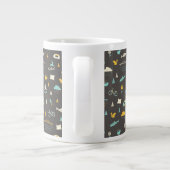 Portland, Oregon Pattern Jumbo-Tasse (Rückseite)