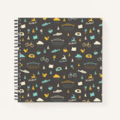 Portland, Oregon Pattern Notizblock (Vorderseite)