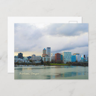 Portland, Oregon Postcard City Skyline Postkarte
