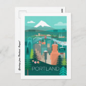 Portland, Oregon Postcard Postkarte (Vorne/Hinten)