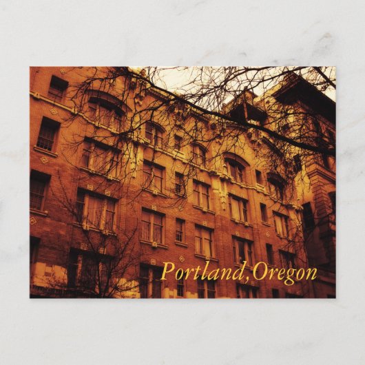 "Portland, Oregon" Postkarte (Vorderseite)