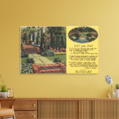 Portland, Oregon, Rose Festival - Queens Court Leinwanddruck (Insitu (Wohnzimmer))