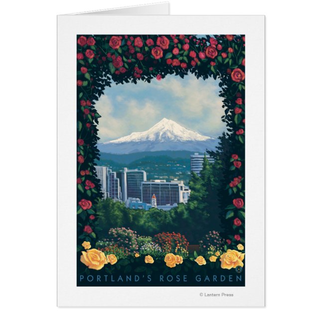 Portland, Oregon Rose Garden Scene (Vorne)