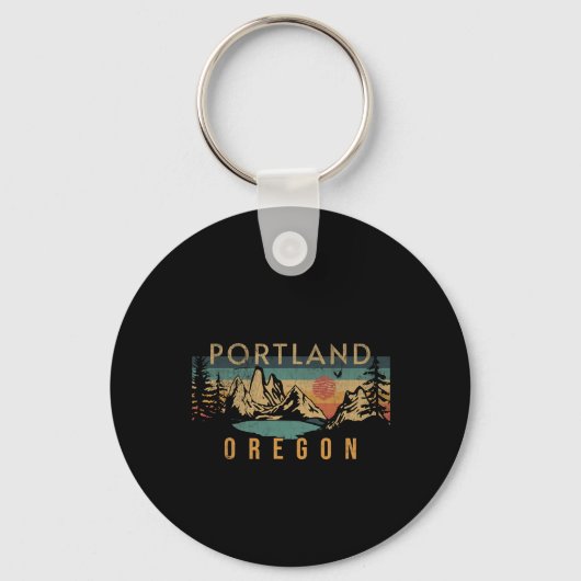 Portland Oregon Schlüsselanhänger (Vorderseite)