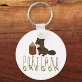 Portland Oregon Schlüsselanhänger (Vorderseite)