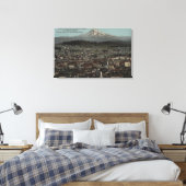 Portland, Oregon - Sicht auf die Innenstadt mit m Leinwanddruck (Insitu (Schlafzimmer))