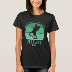 Portland Oregon Skateboarder Urne Skateboarding T-Shirt