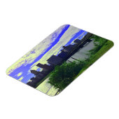 Portland, Oregon Skyline #2 Magnet (Linke Seite)