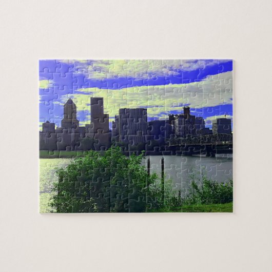 Portland, Oregon Skyline #2 Puzzle (Horizontal)