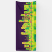 Portland Oregon Skyline Banner (Vertikal)