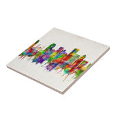 Portland Oregon Skyline Fliese (Seite)