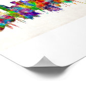 Portland Oregon Skyline Poster (Ecke)