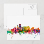 Portland Oregon Skyline Postkarte (Vorne/Hinten)