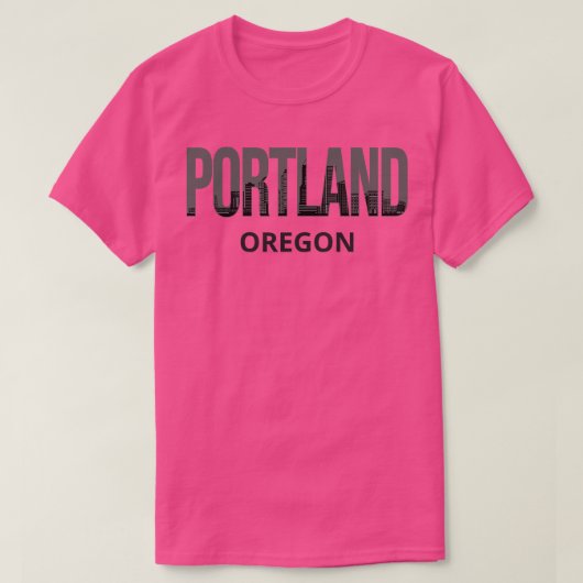 Portland Oregon Skyline Pride I T-Shirt (Design vorne)