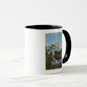 Portland, Oregon - Spanischer Pool und Ghost Tree Tasse (VorderseiteRechts)
