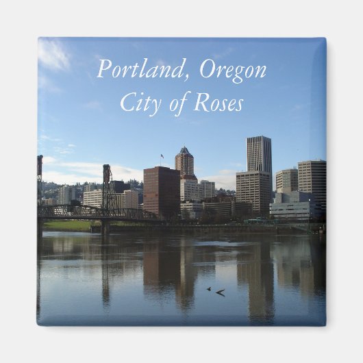 Portland Oregon - Stadt der Rose Magnet (Vorne)