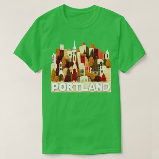 Portland Oregon T-Shirt (Design vorne)