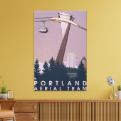 Portland, Oregon, Trambahn Szene Leinwanddruck (Insitu (Wohnzimmer))