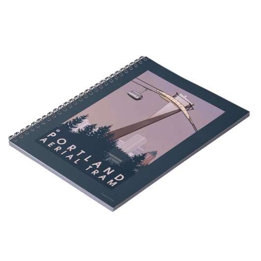 Portland, Oregon, Trambahn Szene Notizblock (Linke Seite)