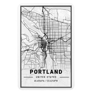 Portland Oregon USA Reiseplan Magnet
