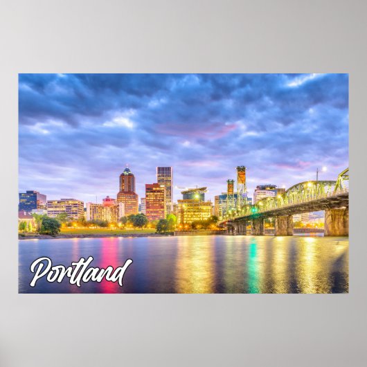 Portland, Oregon, Vereinigte Staaten Poster (Vorne)