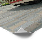 Portland Oregon Vintag Trolley Poster (Ecke)