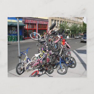 Portland Oregon Zoobomber Bikes Juni 2003 Postkart Postkarte