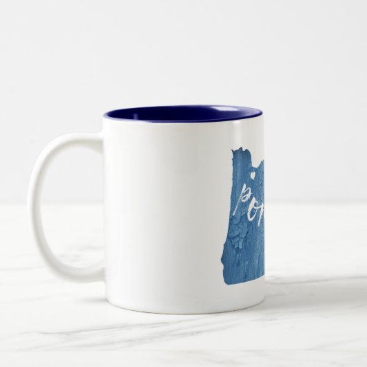 Portland, Oregon Zweifarbige Tasse (Links)