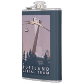 Portland, OregonAerial Tram-Szene Flachmann (Links)