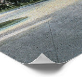 Portland, OregonAussicht auf einen Rose Garten Poster (Ecke)