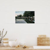 Portland, OregonAussicht auf einen Rose Garten Poster (Küche)