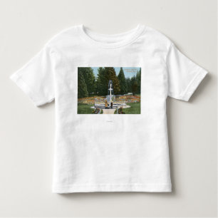 Portland, OregonCity Park-Brunnen-Ansicht Kleinkind T-shirt