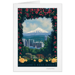 Portland, OregonRose Garten-Szene