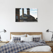 Portland, OregonUnion Depot und Uhrturm Leinwanddruck (Insitu (Schlafzimmer))