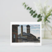 Portland, OregonUnion Depot und Uhrturm Postkarte (Stehend Vorderseite)