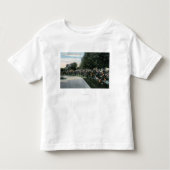 Portland, OregonView eines Rosen-Gartens Kleinkind T-shirt (Vorderseite)