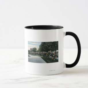Portland, OregonView eines Rosen-Gartens Tasse