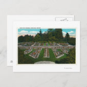 Portland, OregonView of the Rose Test Gardens Postkarte (Vorne/Hinten)