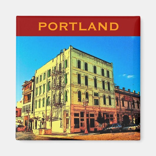 Portland Pearl District Magnet (Vorne)