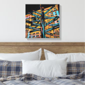 Portland Pioneer Square Leinwanddruck (Insitu (Schlafzimmer))