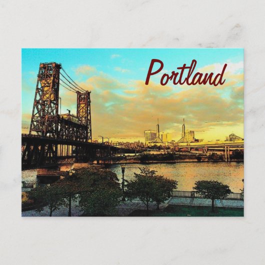 Portland Postcard Postkarte (Vorderseite)